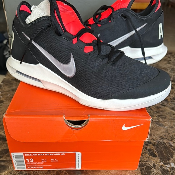 Nike Other - Nike Air Max Wildcard HC Black Red Sneakers